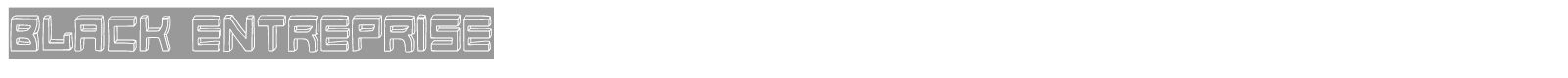 Black Entreprise font preview